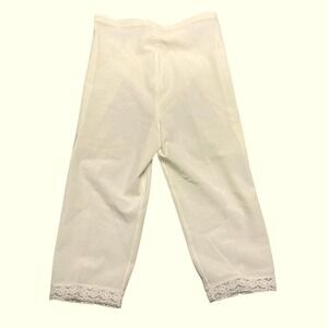 JCPenney Adonna VTG High Waist Girdle Pants Control Size 34 Sissy Nylon Ivory